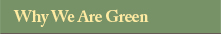 Why Are We Green?
