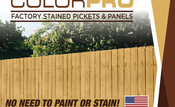 Pre-Stained Fence Pickets