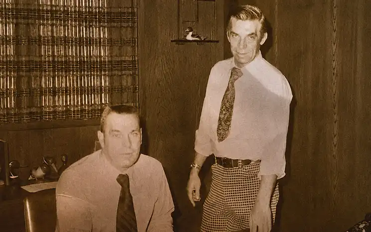 Historic image representing new leadership at Biewer in 1956
